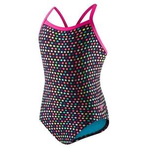 NWT Speedo Girl's Flipturnz Propel Back Training Onepiece Swimsuit Size 22